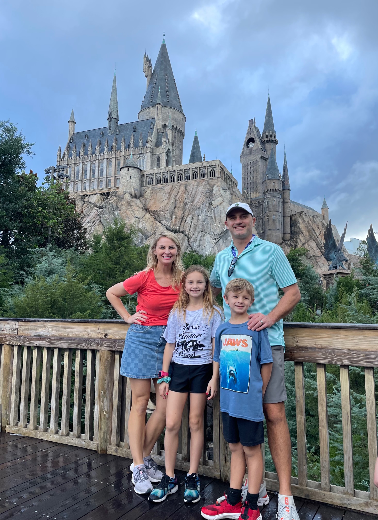 family of 4 trip to universal studios orlando